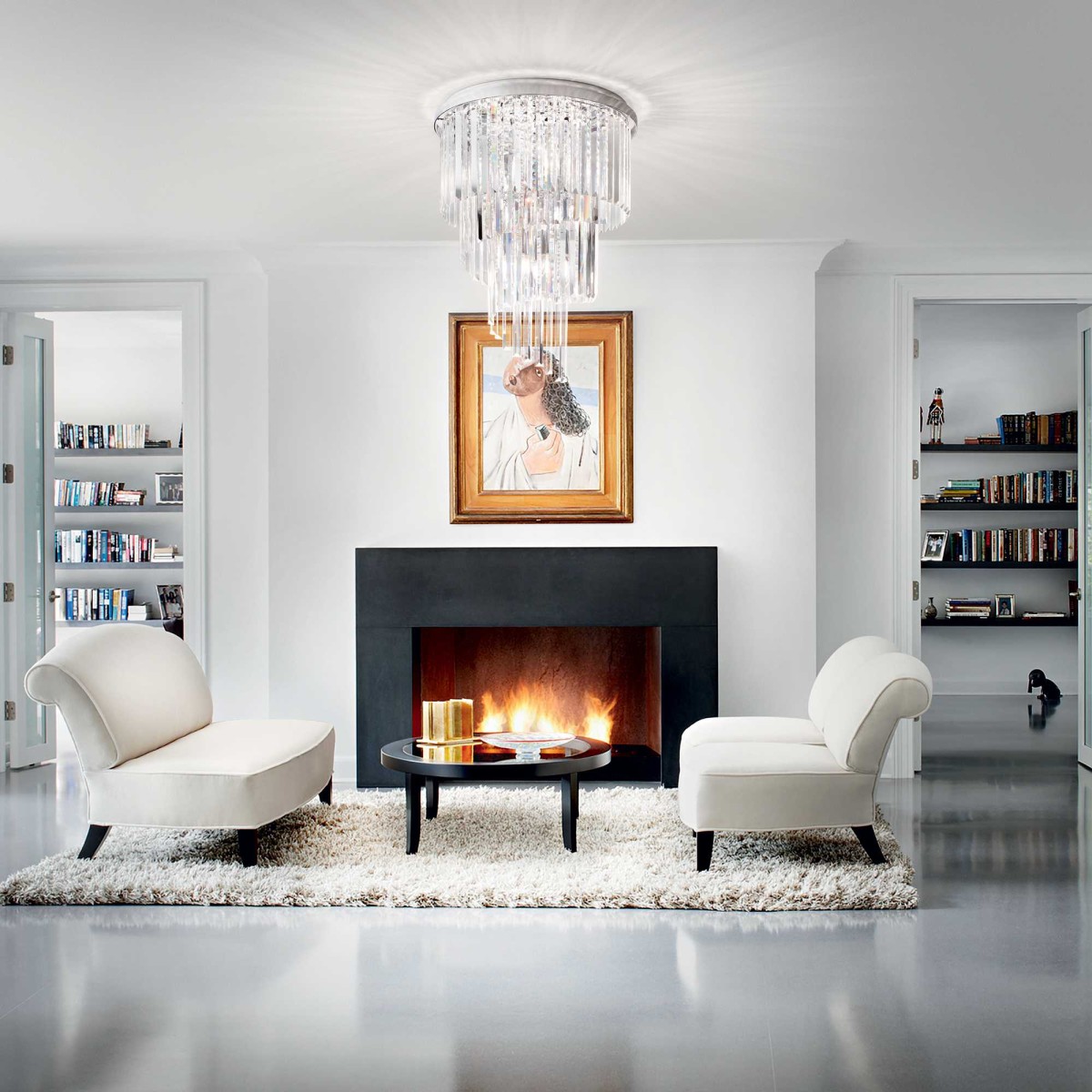 Люстра потолочная Ideal Lux Carlton PL8 Хром E14 168920