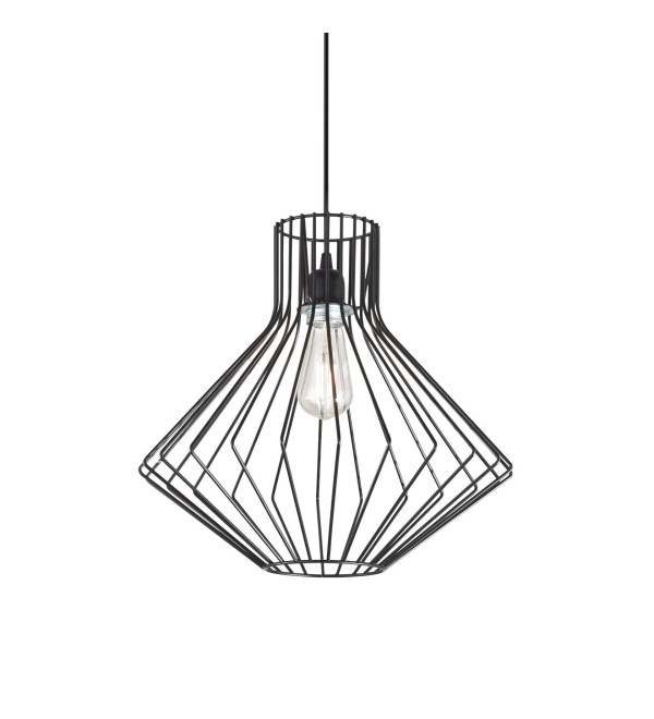 Светильник подвесной Ideal Lux Ampolla-4 SP1 Черный E27 167497
