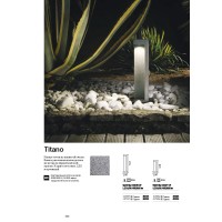 Светильник садово-парковый Ideal Lux Titano PT H49 3000К Гранит LED 246994