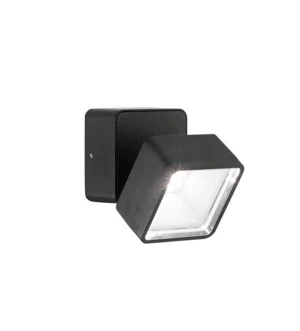Светильник уличный Ideal Lux Omega AP Square 4000K Черный LED 285535