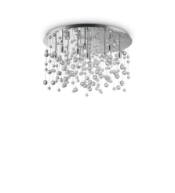 Люстра потолочная Ideal Lux Neve PL12 Хром G9 022239