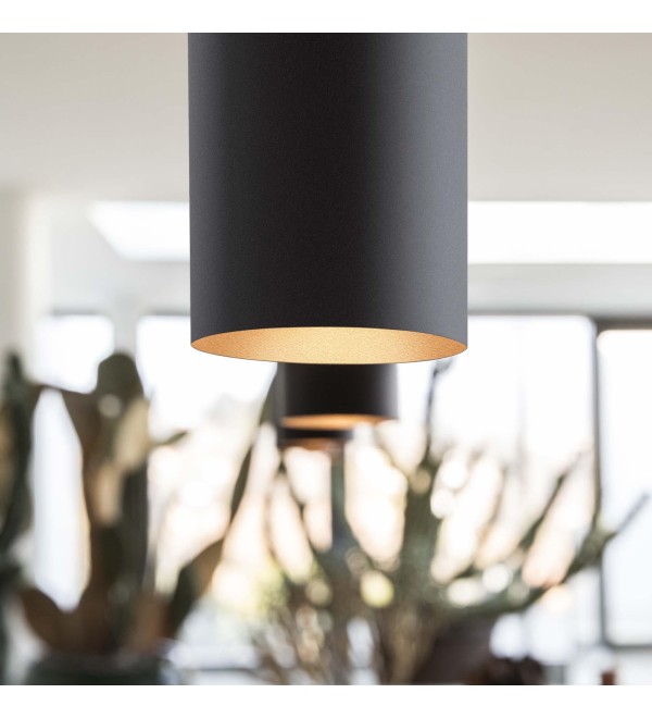 Светильник подвесной Ideal Lux Look SP01 Round D6.0 H100 Латунь GU10 371634