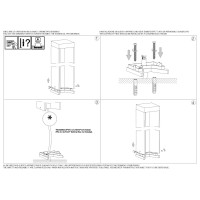 Светильник садово-парковый Ideal Lux Kurt PT 3000K LED Белый 306841