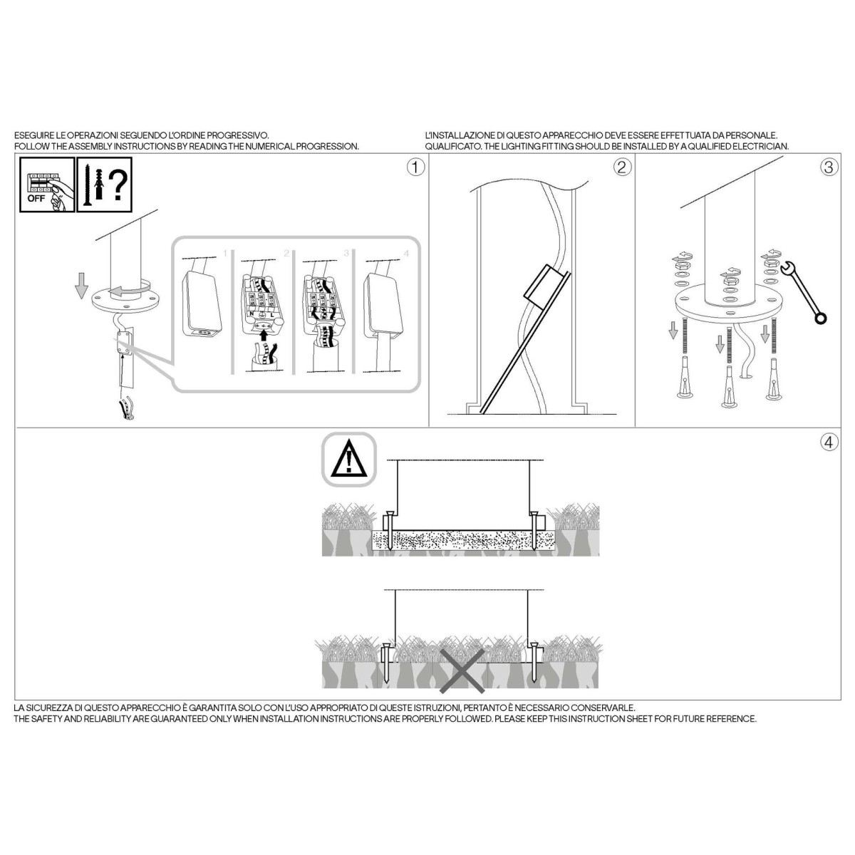 Светильник уличный садово-парковый Ideal Lux Etere PT 4000К Кофе LED 246956