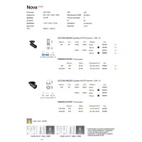 Светильник встраиваемый Ideal Lux Nova FI 06W 3000K LED Черный 364360