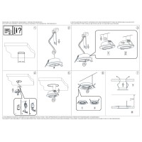 Светильник встраиваемый Ideal Lux Swing FI макс.1х50Вт IP20 GU10 230В Черный Цинк Поворотный Без лампы 243825