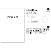 Лампа настольная Ideal Lux Oz TL On-Off 3000K Белый LED 269474