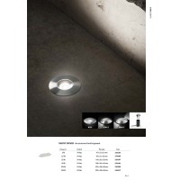 Светильник уличный встраиваемый Ideal Lux Rocket Fi D90 Wide 3000K LED Сталь 370996