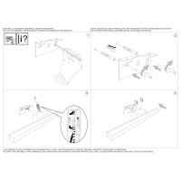 Светильник настенный Ideal Lux Line AP84 Хром 3000К LED 031491