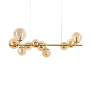 Люстра подвесная Ideal Lux Perlage SP10 Янтарь G9 322766