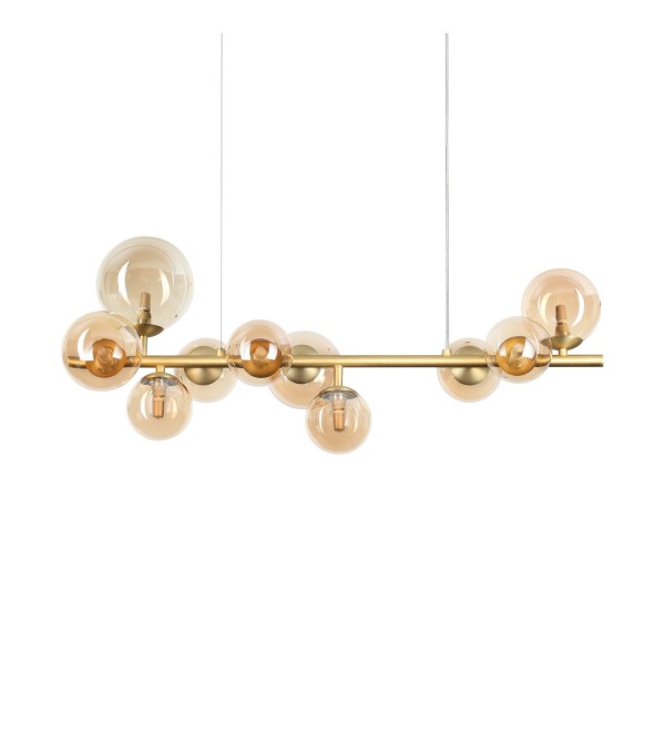 Люстра подвесная Ideal Lux Perlage SP10 Янтарь G9 322766