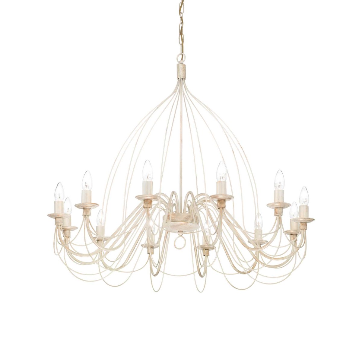 Люстра подвесная Ideal Lux Corte SP12 Белый E14 097664