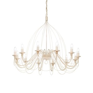 Люстра подвесная Ideal Lux Corte SP12 Белый E14 097664