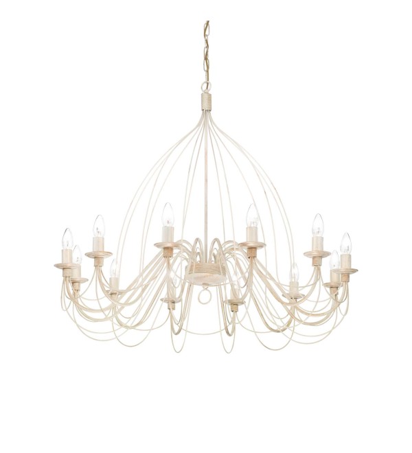 Люстра подвесная Ideal Lux Corte SP12 Белый E14 097664