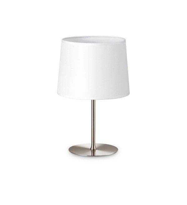Лампа настольная Ideal Lux Set Up MTL1 Small Никель Без абажура E27 259895