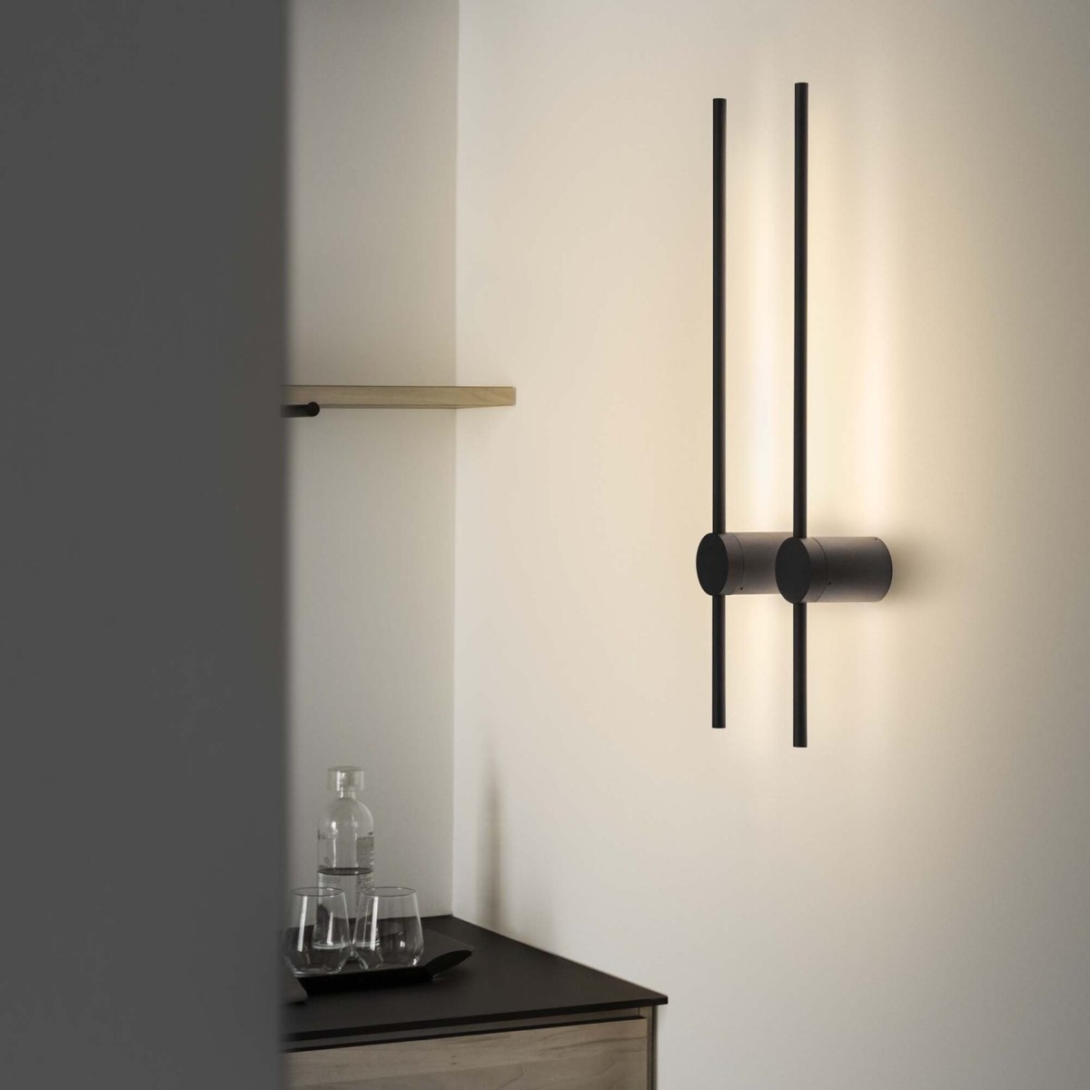 Светильник настенный Ideal Lux Essence AP D070 Черный 4000К LED 341002