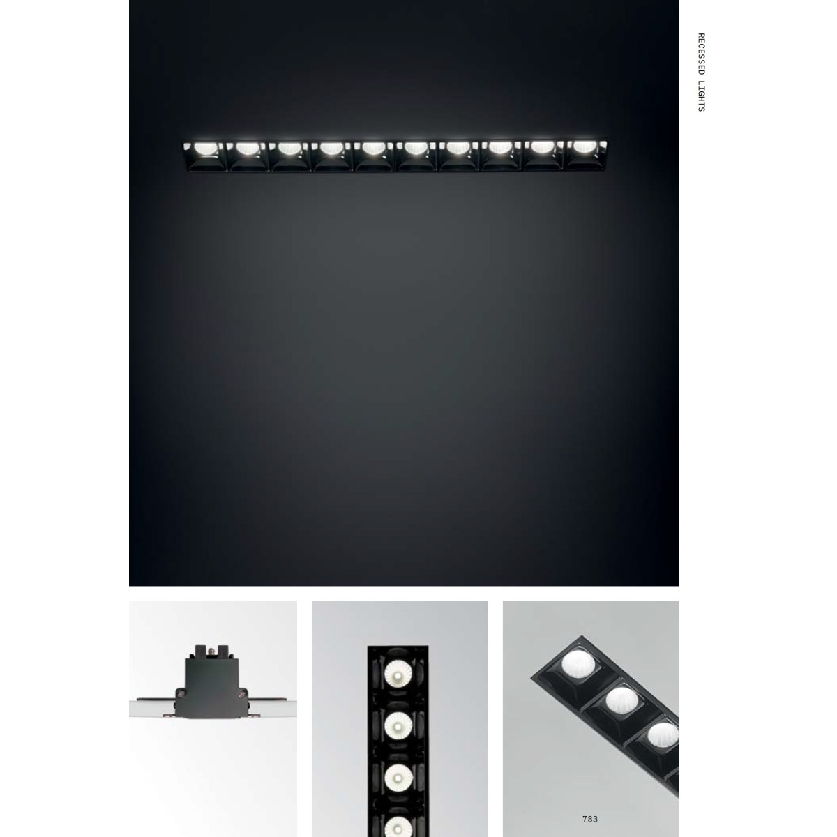 Светильник встраиваемый Ideal Lux Lika FI TRIMLESS 08W 4000K LED Черный 369747