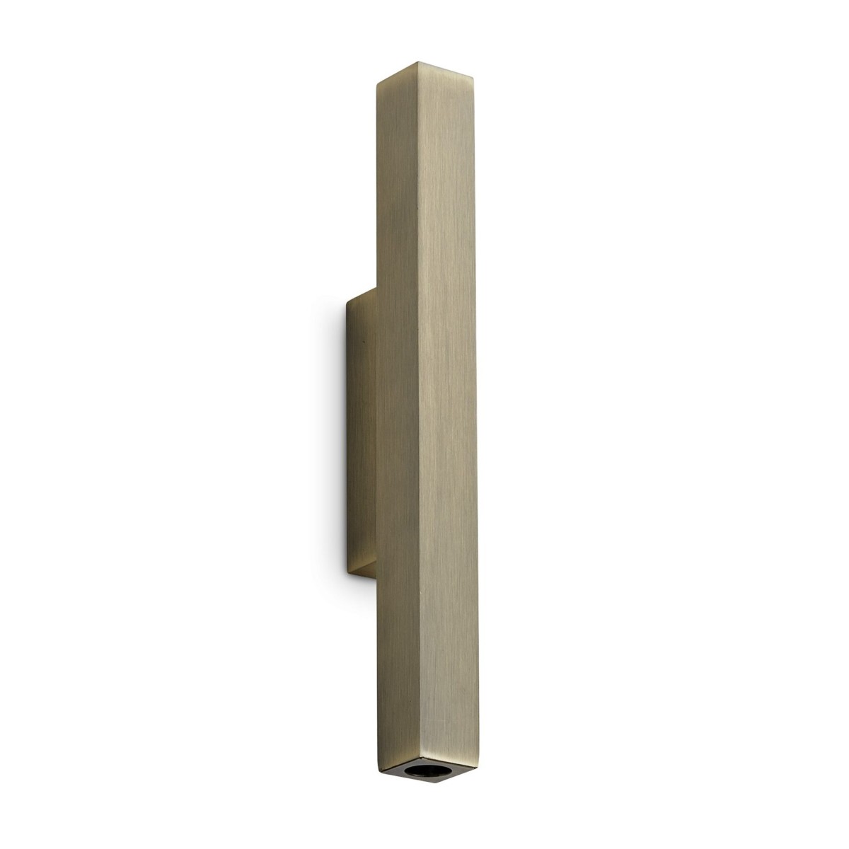 Светильник настенный Ideal Lux Look LED AP2 Square D30 H300 3000K Латунь 353364
