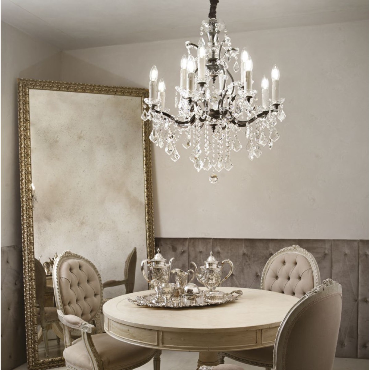 Люстра подвесная Ideal Lux Liberty SP6 Черный E14 073729