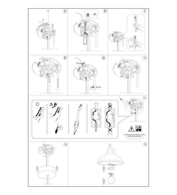 Светильник подвесной Ideal Lux Bistro SP1 Round E27 Прозрачный 120898