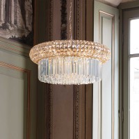 Люстра подвесная Ideal Lux Nabucco SP12 Золотистый E14 237794
