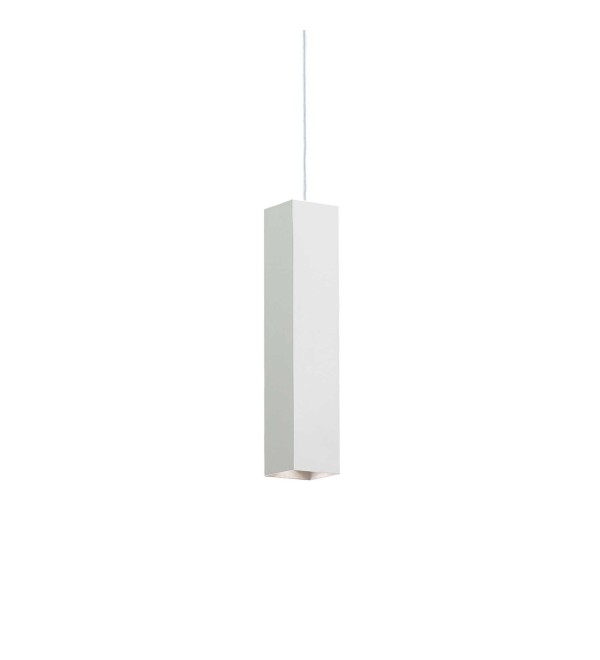 Светильник подвесной Ideal Lux Look SP01 Square D6.0 H040 Белый GU10 126906