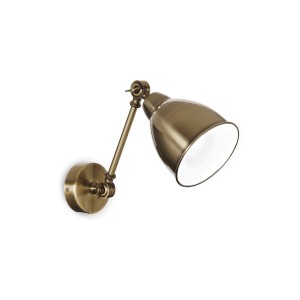 Светильник настенный Ideal Lux Newton AP1 Латунь античная E27 027876