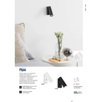 Светильник настенный Ideal Lux Pipe AP Белый 3000К LED 280998