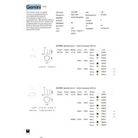 Люстра подвесная Ideal Lux Gemini SP D061 On-Off 4000K Белый LED 372150