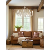 Люстра подвесная Ideal Lux Corte SP8 Белый E14 005898