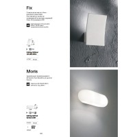 Светильник настенный Ideal Lux Fix AP Белый 3000К 117867