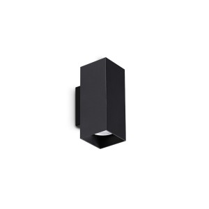 Светильник настенный Ideal Lux Look AP2 Square D60 H150 GU10 Черный 353937