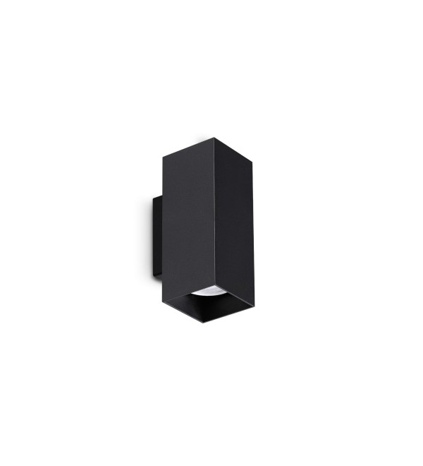 Светильник настенный Ideal Lux Look AP2 Square D60 H150 GU10 Черный 353937