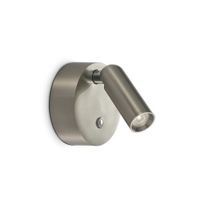 Светильник настенный Ideal Lux Bean AP Round Rechargeable Аккумулятор Никель LED 364810