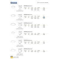 Светильник встраиваемый Ideal Lux Groove FI 30W Round Белый 3000K LED 124018