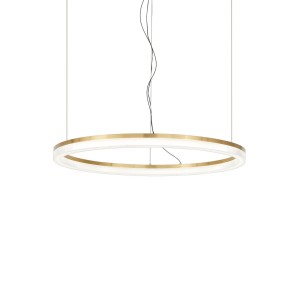 Люстра подвесная Ideal Lux Crown SP D60 Латунь 3000К LED 314938