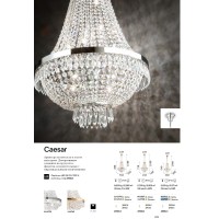 Люстра потолочная Ideal Lux Caesar PL6 Латунь G9 114682