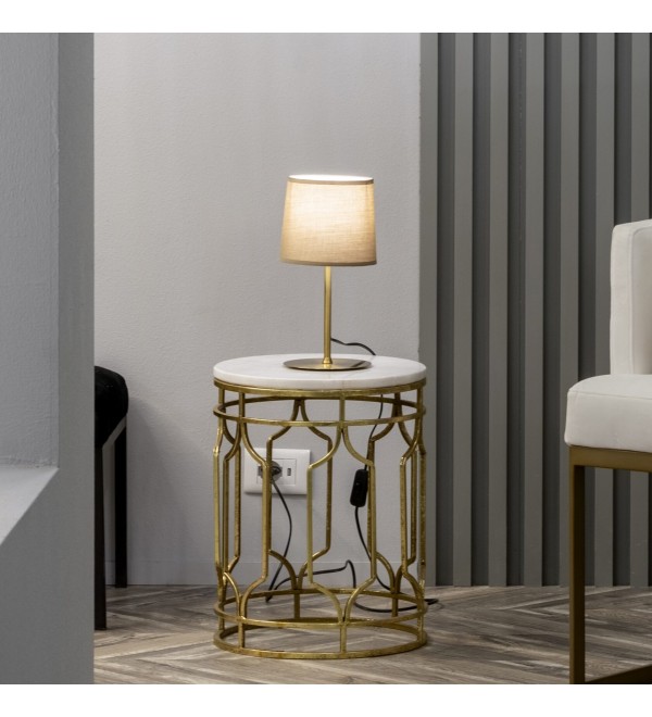 Лампа настольная Ideal Lux Set up MTL1 Big Без абажура Латунь E27 259956