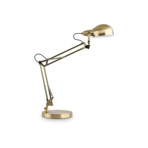 Лампа настольная Ideal Lux Johnny TL1 Латунь античная E14 313368
