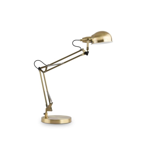 Лампа настольная Ideal Lux Johnny TL1 Латунь античная E14 313368