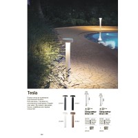 Светильник садово-парковый Ideal Lux Tesla PT4 H60 Антрацит G9 153193