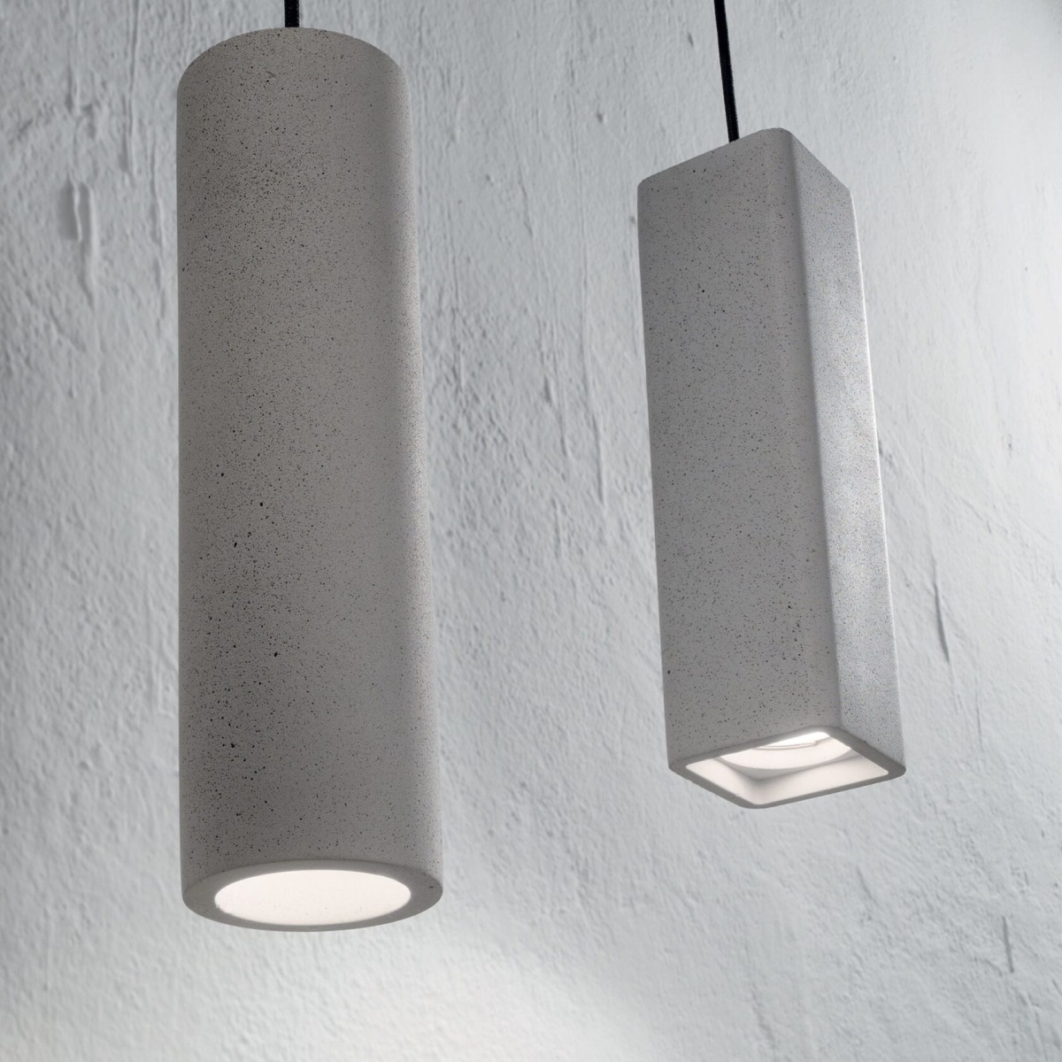 Светильник подвесной Ideal Lux Oak SP1 Round Цемент GU10 150635