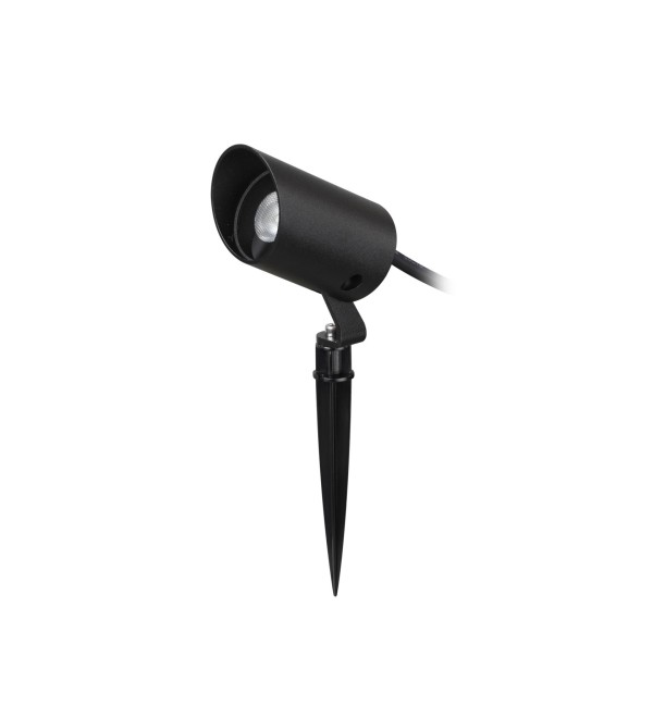 Прожектор садовый Ideal Lux Koala PR 7W Con Picchetto D24V Черный LED 3000К 331386