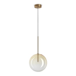 Светильник подвесной Ideal Lux Equinoxe SP1 D25 Янтарь G4 326368