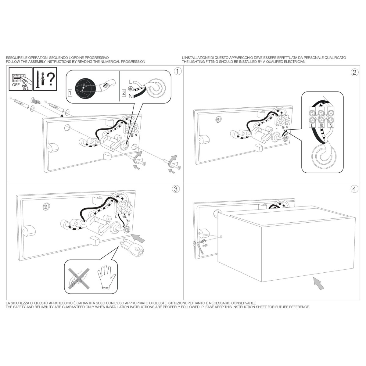 Светильник уличный Ideal Lux Twin AP1 Антрацит G9 115368