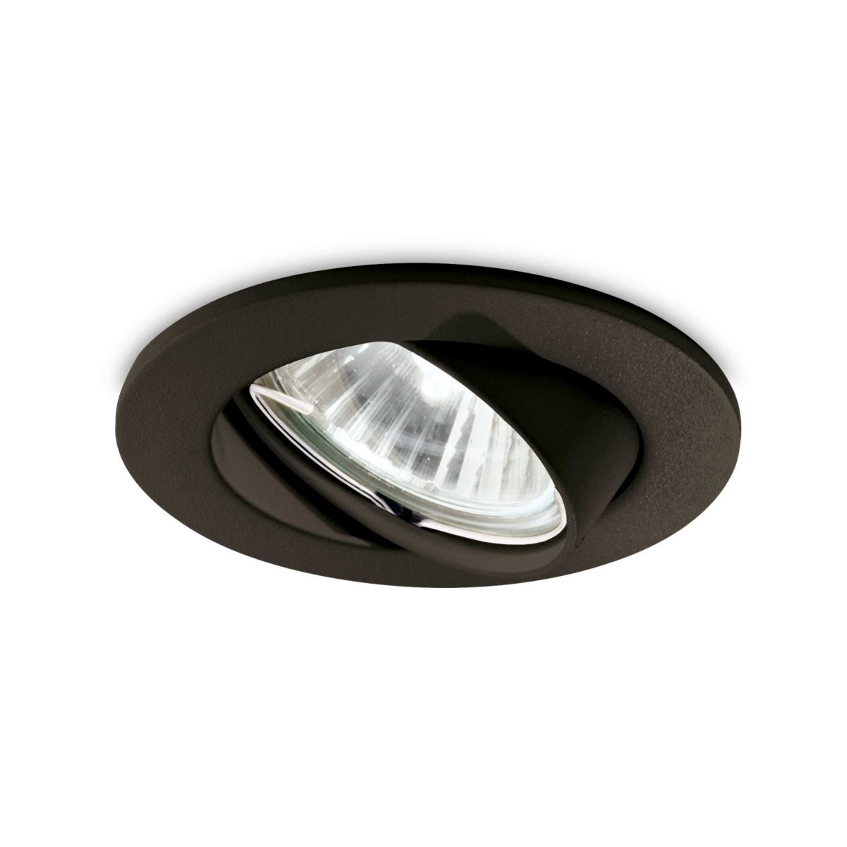 Светильник встраиваемый Ideal Lux Swing FI макс.1х50Вт IP20 GU10 230В Черный Цинк Поворотный Без лампы 243825