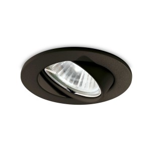 Светильник встраиваемый Ideal Lux Swing FI макс.1х50Вт IP20 GU10 230В Черный Цинк Поворотный Без лампы 243825