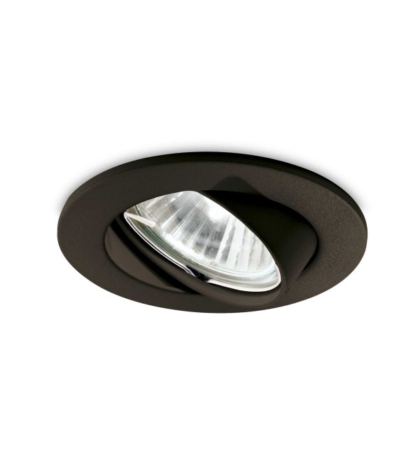 Светильник встраиваемый Ideal Lux Swing FI макс.1х50Вт IP20 GU10 230В Черный Цинк Поворотный Без лампы 243825