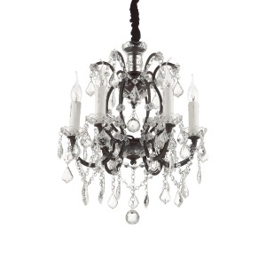 Люстра подвесная Ideal Lux Liberty SP6 Черный E14 073729
