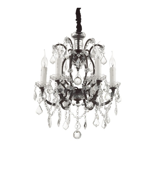 Люстра подвесная Ideal Lux Liberty SP6 Черный E14 073729